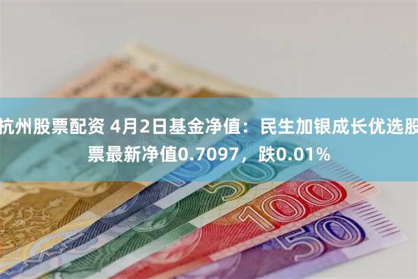 杭州股票配资 4月2日基金净值：民生加银成长优选股票最新净值0.7097，跌0.01%