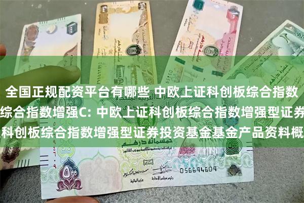 全国正规配资平台有哪些 中欧上证科创板综合指数增强A,中欧上证科创板综合指数增强C: 中欧上证科创板综合指数增强型证券投资基金基金产品资料概要